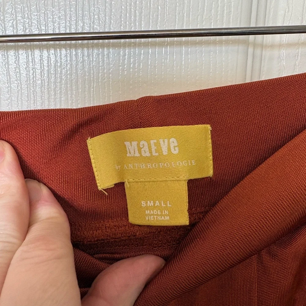 Anthropologie Maeve Shiloh Knit Wide Leg Pants - Picture 4 of 8